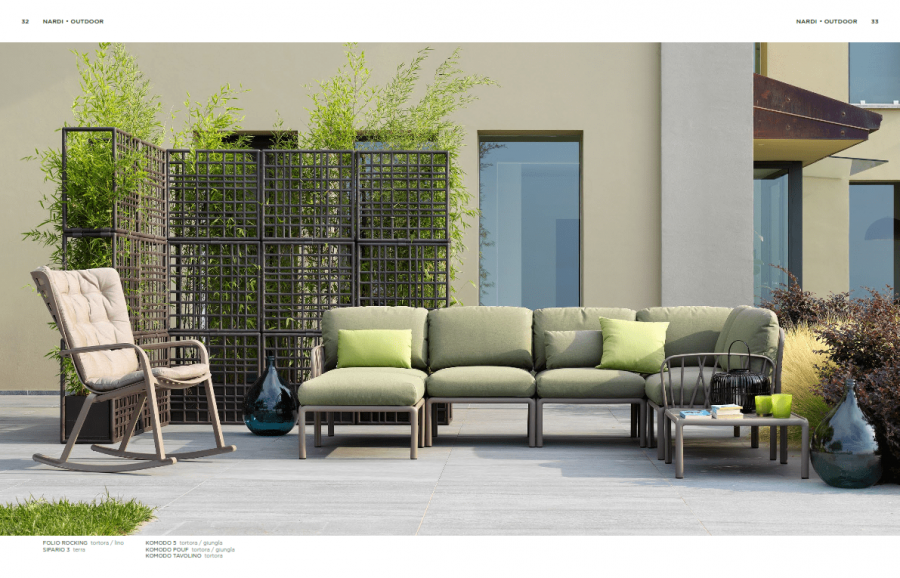 Sillones modulares y mecedora, Terraza, Muebles Yugar