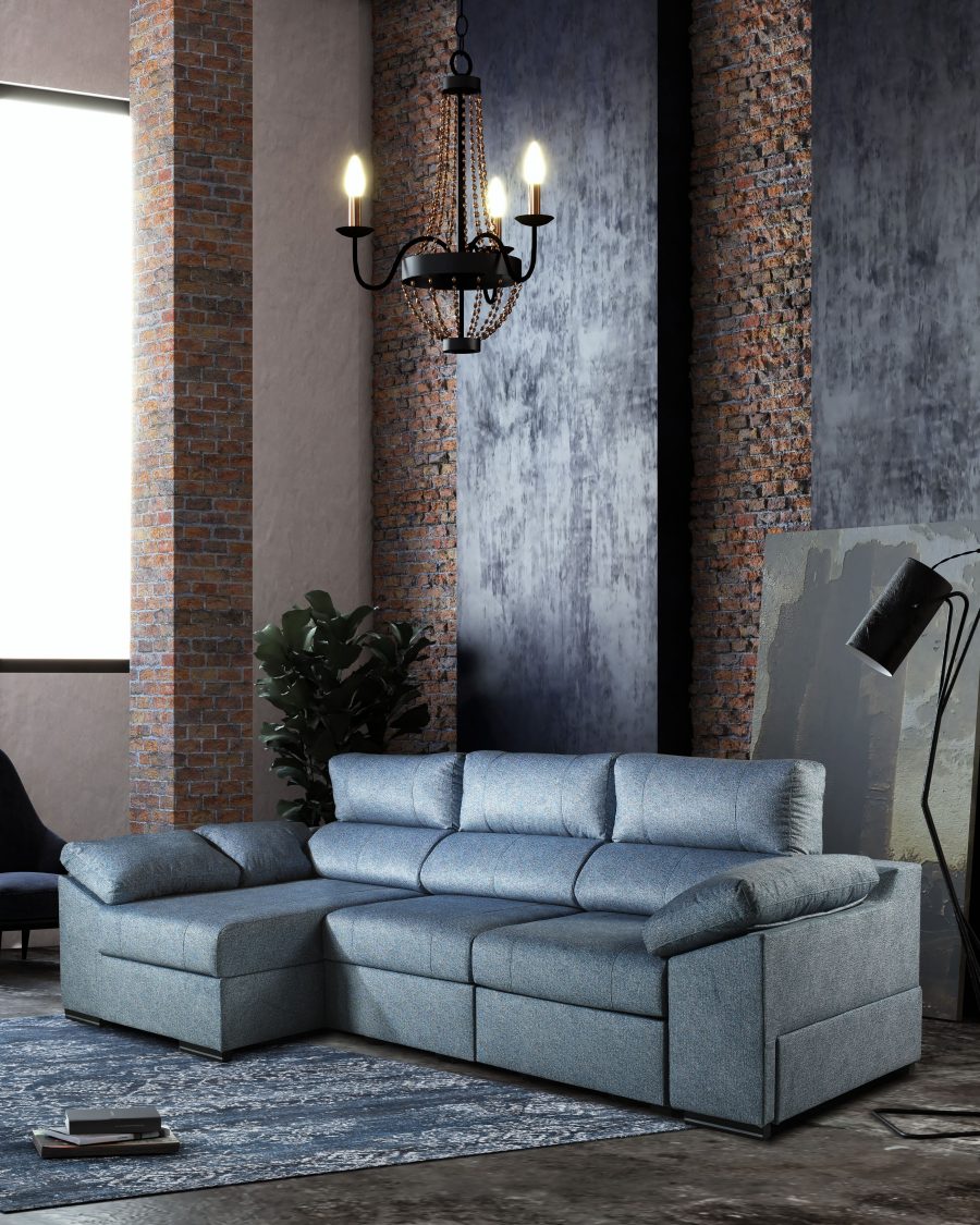 Sofa chaiselongue, Muebles Yugar